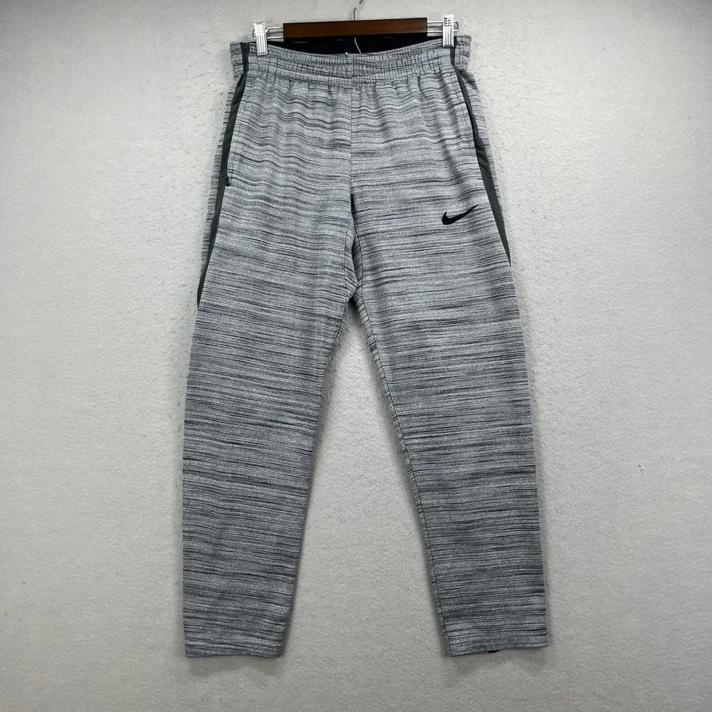 Nike Oregon Ducks Mens M Gray Therma-FIT Training Pants Joggers Sweats Athletic